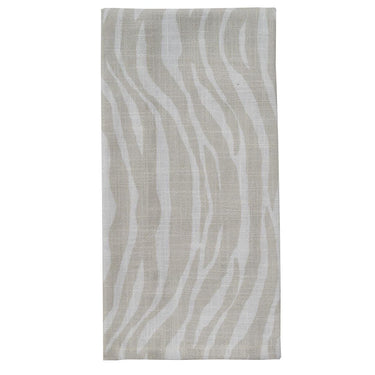 Zebra Printed Towel - Tassels Set of 2 Park Designs - The Fox Decor